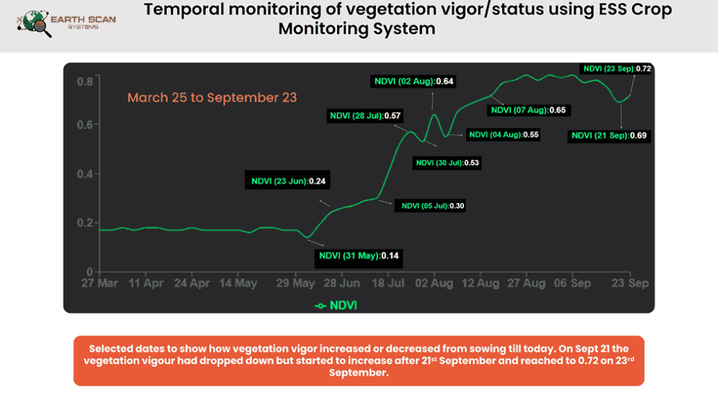 NDVI Trend and Graph
